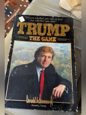 The Trump Game. Board game Originally released by Milton Bradley in 1989